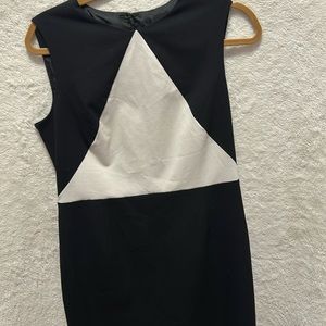 Nine West dress size 8 cocktail dress black and white